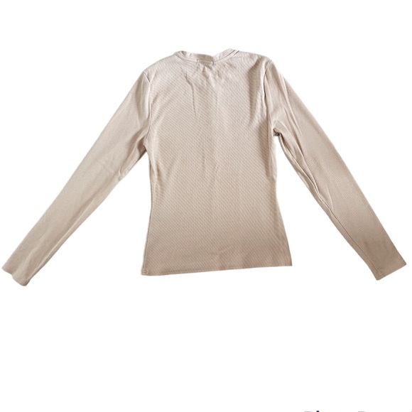 7 for All Mankind ribbed longsleeves top - Picture 2 of 3